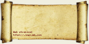 Minja Abramović vizit kartica